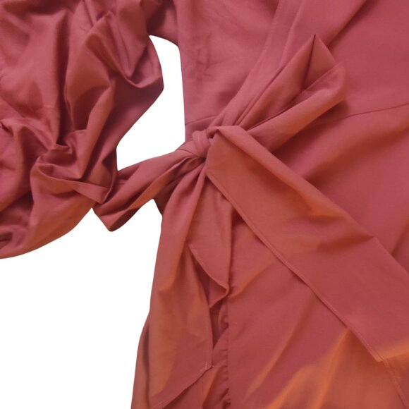 Hayden Los Angeles Ruffle Trim Wrap Dress - Picture 4 of 10